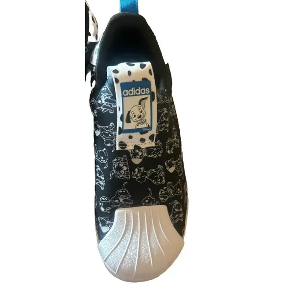 adidas Originals x Disney Superstar 360 I 101 Dalmatians Size 1 Toddler NEW! - Picture 11 of 12